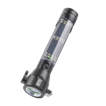 LED solar charging flashlight